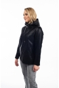 Женская кожаная куртка из эко-кожи с капюшоном 8023461-15